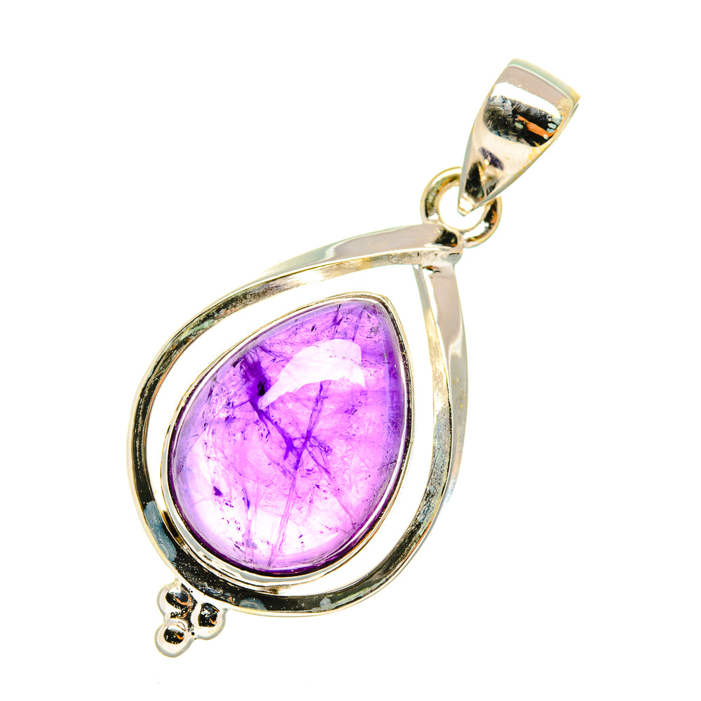 Amethyst Pendants handcrafted by Ana Silver Co - PD7156