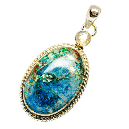 Chrysocolla Pendants handcrafted by Ana Silver Co - PD7161