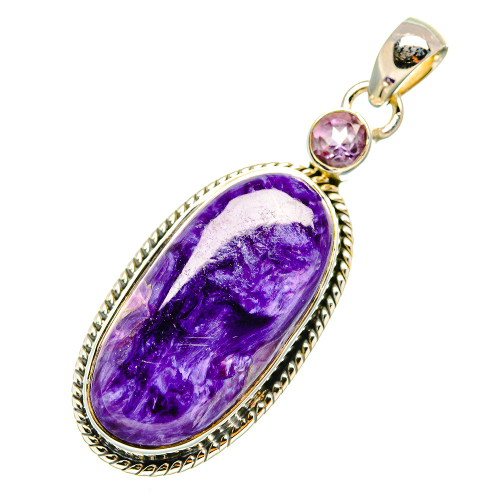 Charoite Pendants handcrafted by Ana Silver Co - PD7162
