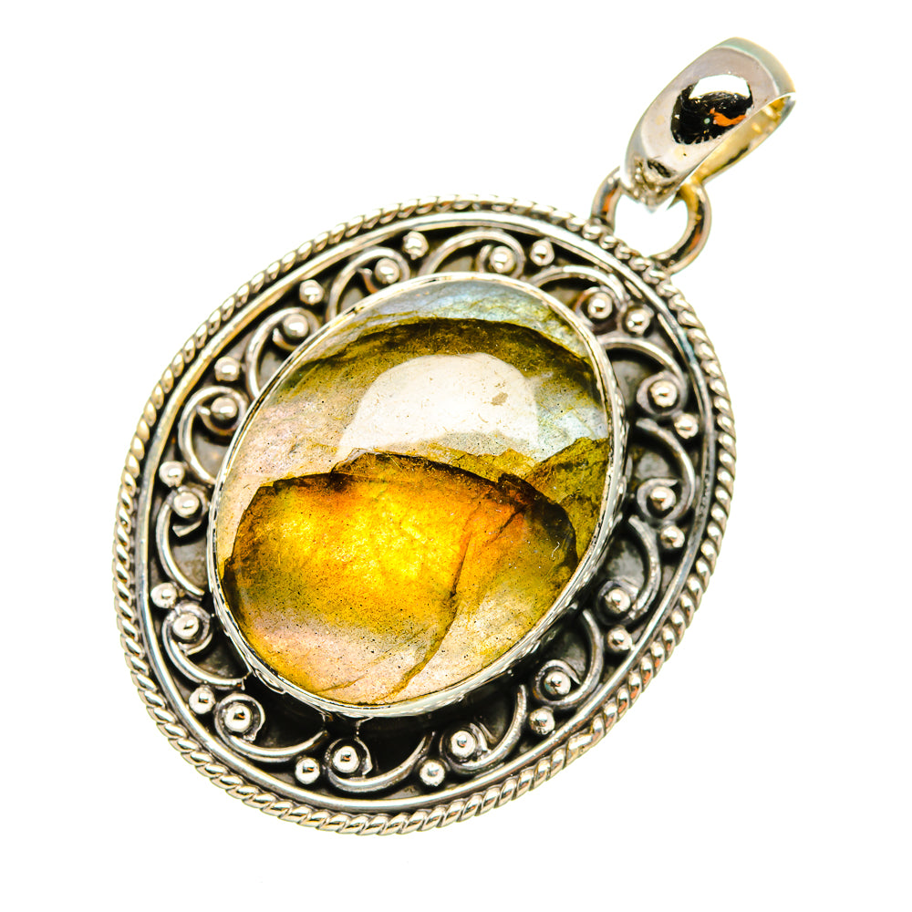 Labradorite Pendants handcrafted by Ana Silver Co - PD7165