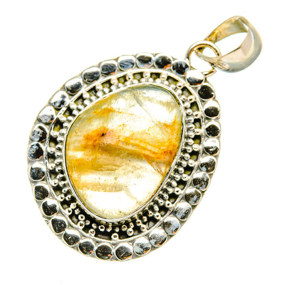 Peruvian Opal Pendants handcrafted by Ana Silver Co - PD7168