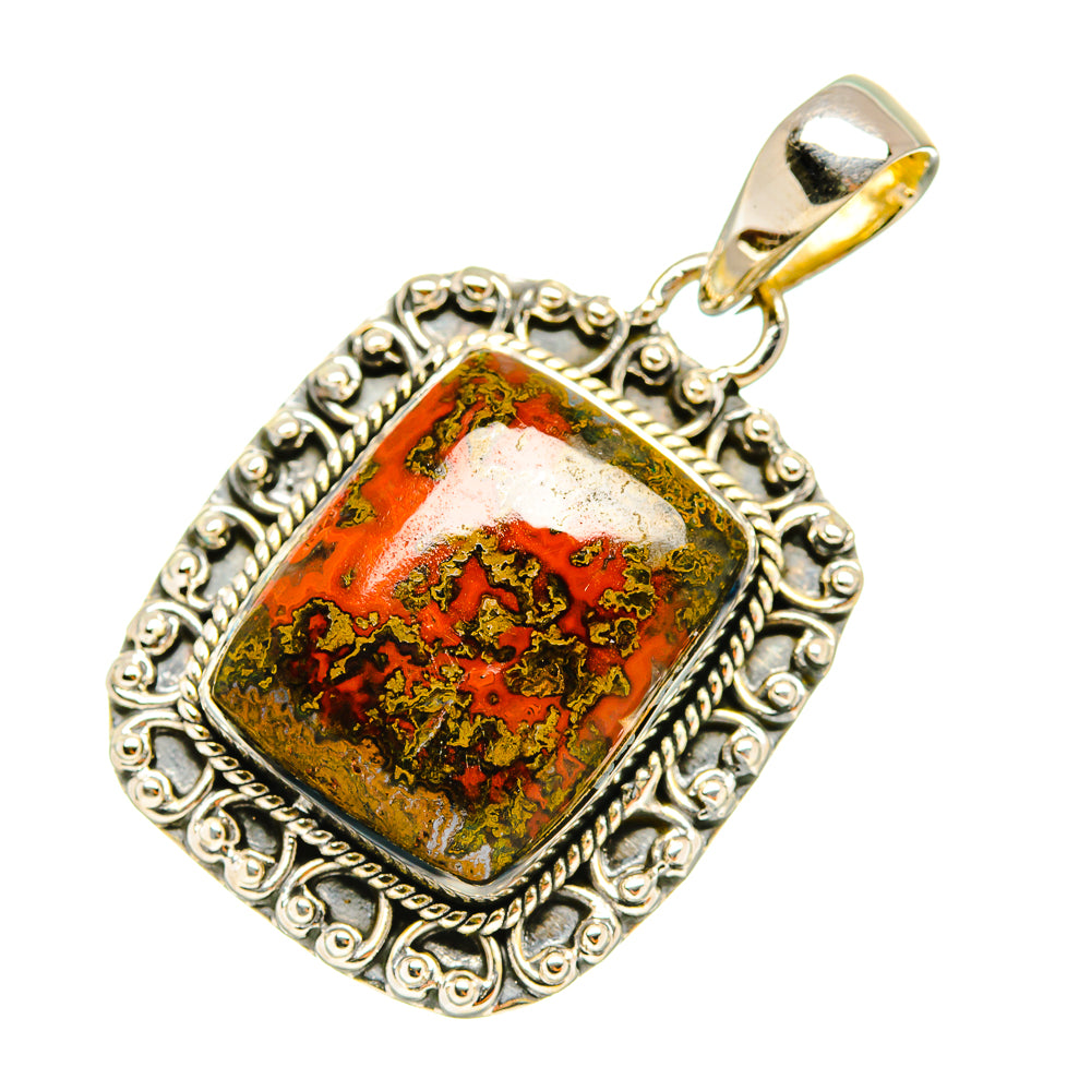 Moroccan Agate Pendants handcrafted by Ana Silver Co - PD7175