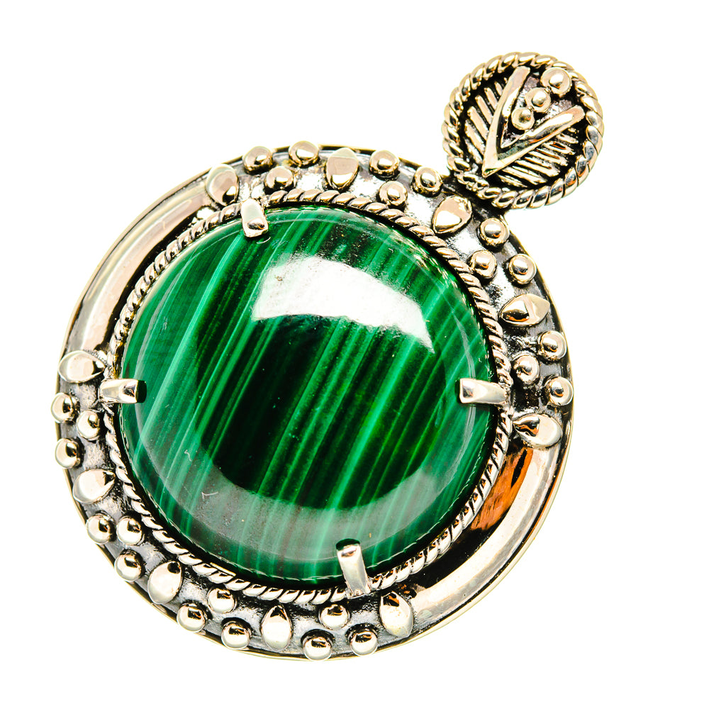 Malachite Pendants handcrafted by Ana Silver Co - PD7176