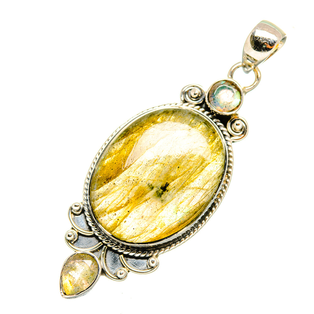 Labradorite Pendants handcrafted by Ana Silver Co - PD7197