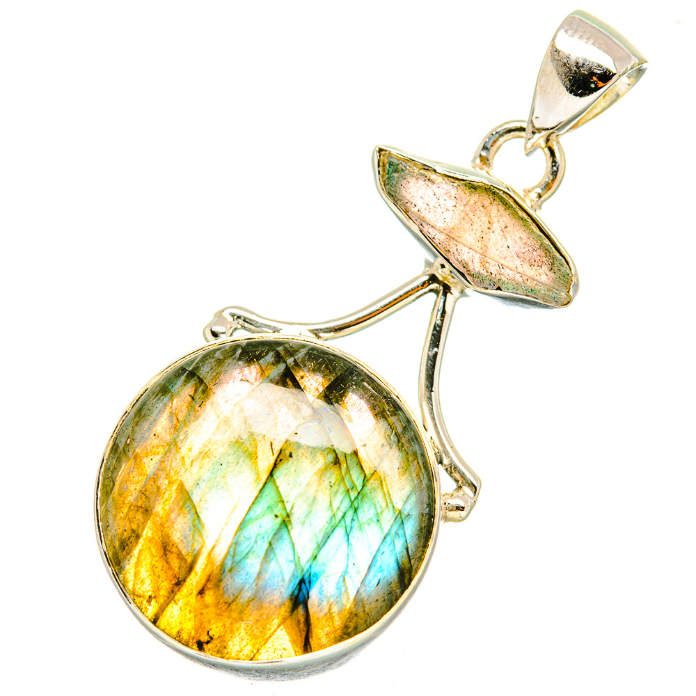 Labradorite Pendants handcrafted by Ana Silver Co - PD7201