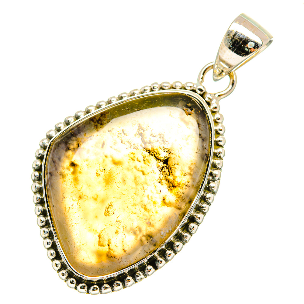 Dendritic Opal Pendants handcrafted by Ana Silver Co - PD7207