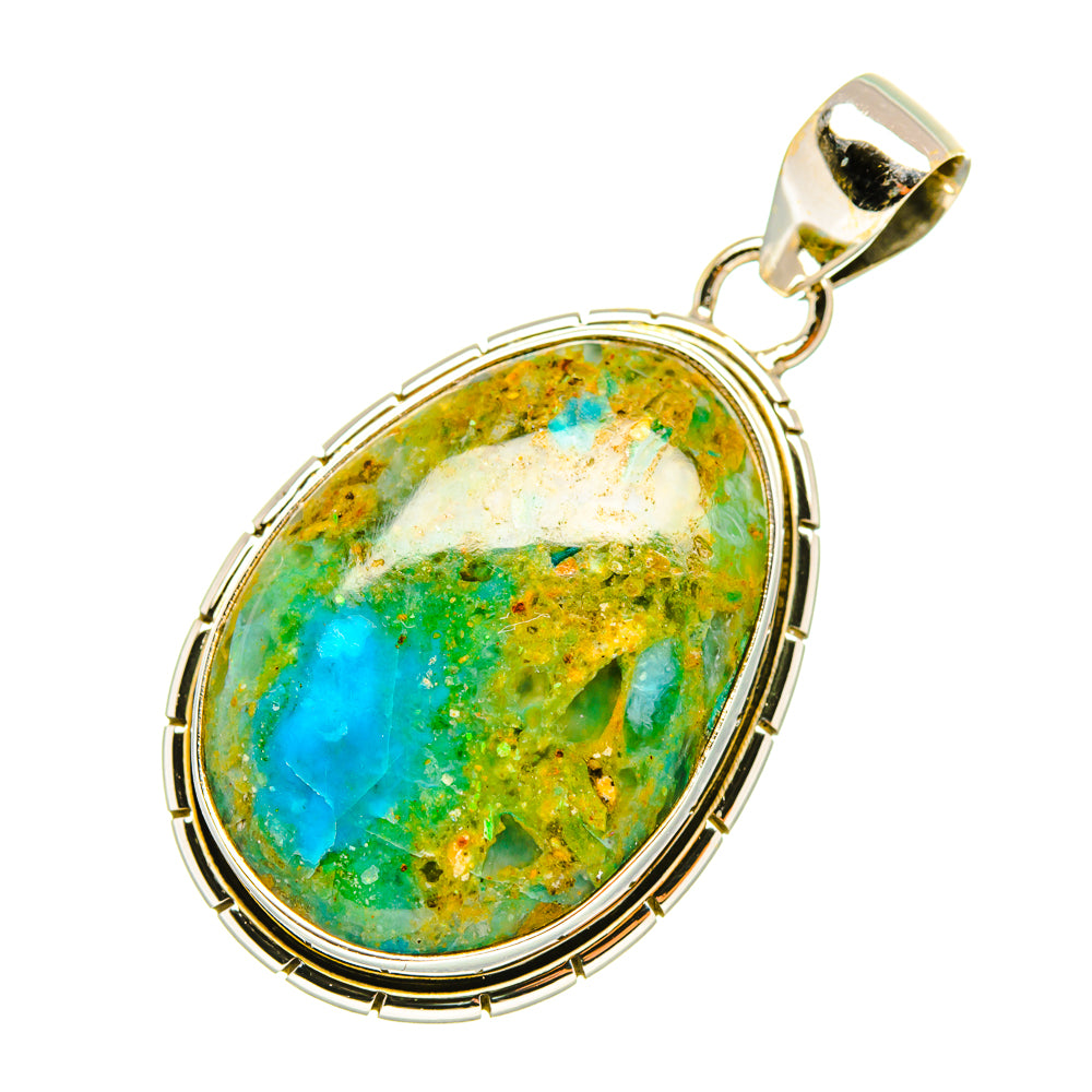 Peruvian Opal Pendants handcrafted by Ana Silver Co - PD7215