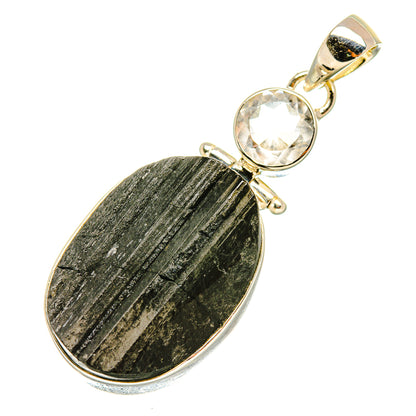 Black Tourmaline Pendants handcrafted by Ana Silver Co - PD7222