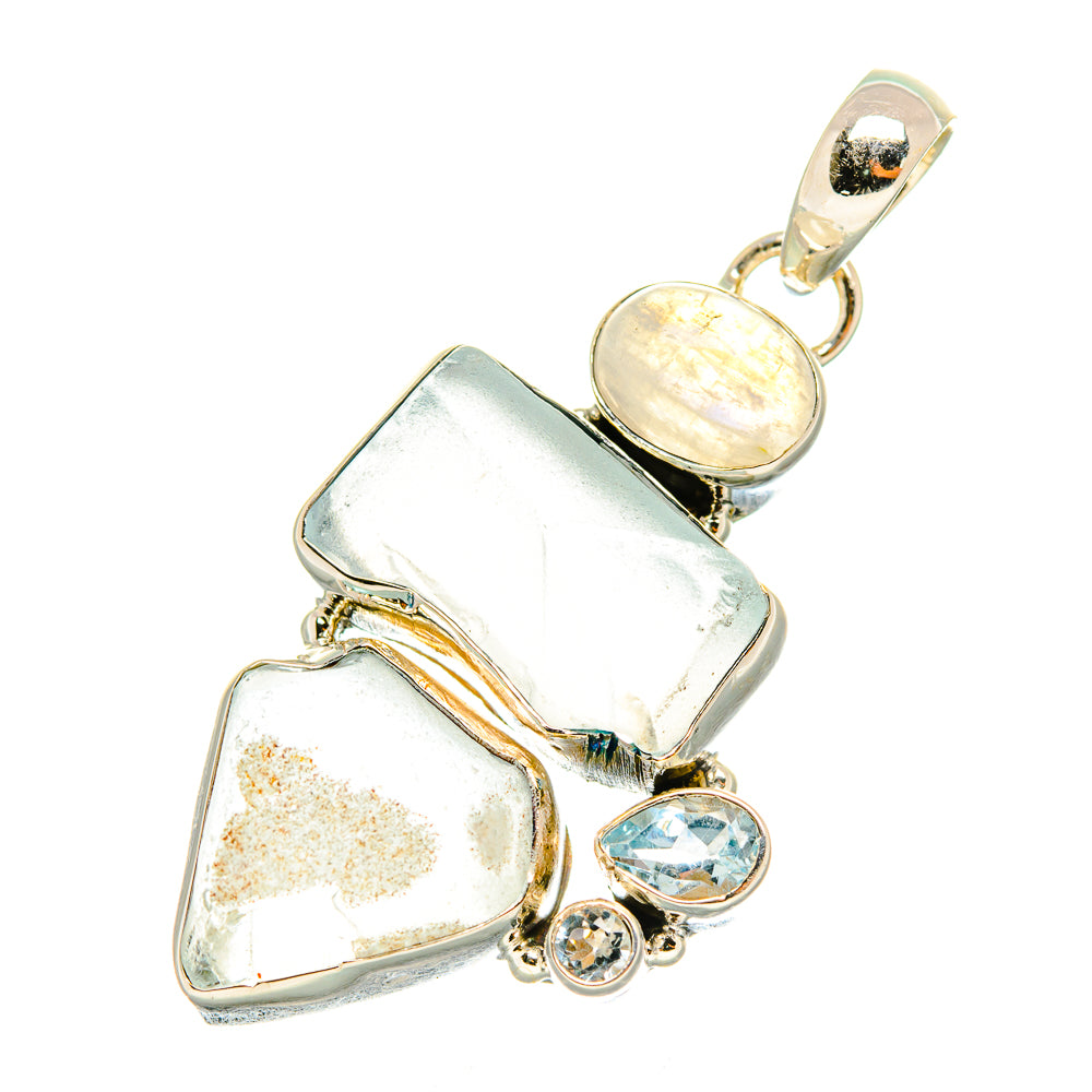 Aquamarine Pendants handcrafted by Ana Silver Co - PD7223
