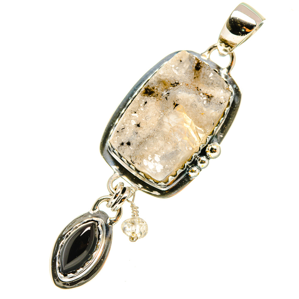Desert Druzy Pendants handcrafted by Ana Silver Co - PD7227