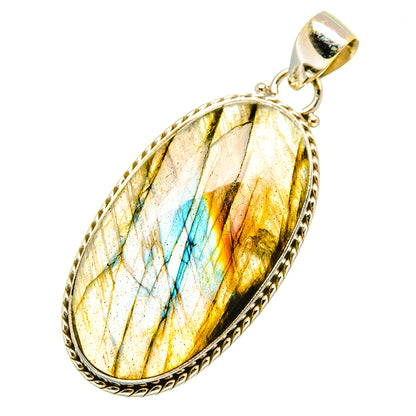 Labradorite Pendants handcrafted by Ana Silver Co - PD7228