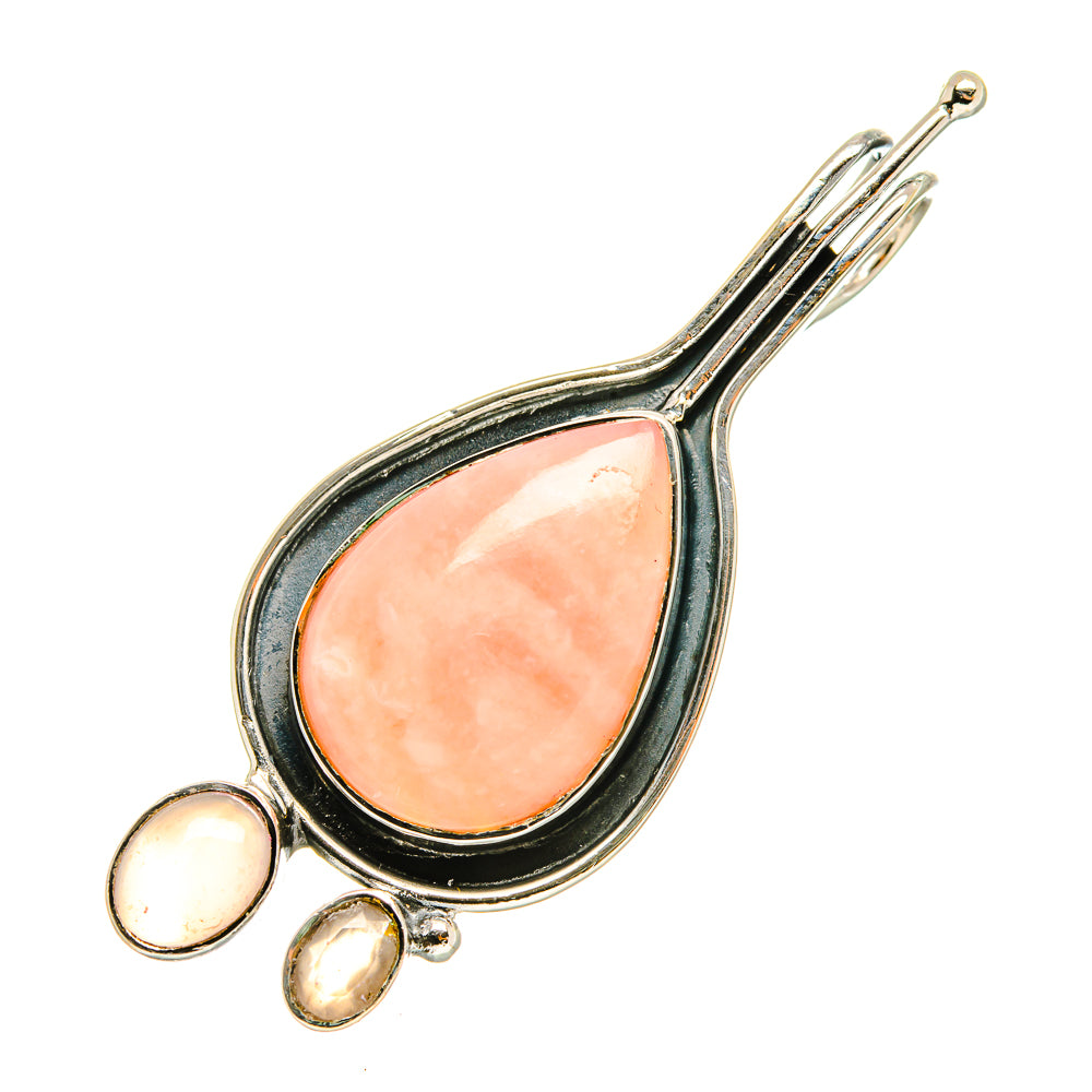 Pink Opal Pendants handcrafted by Ana Silver Co - PD7230