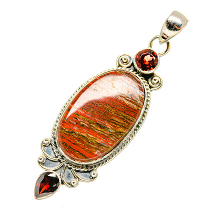 Red Jasper Pendants handcrafted by Ana Silver Co - PD7231