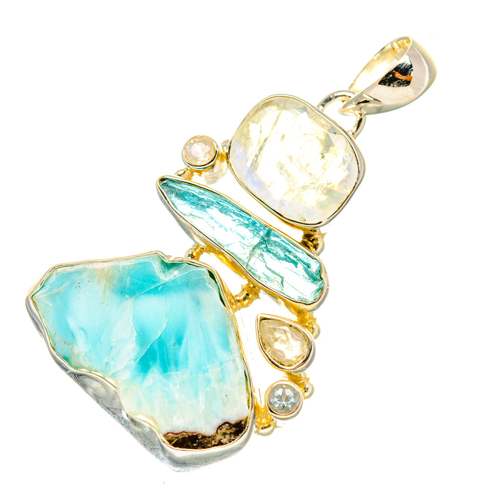 Larimar Pendants handcrafted by Ana Silver Co - PD7233