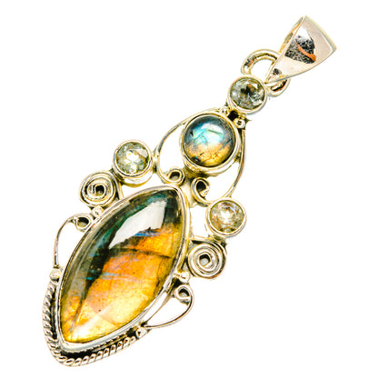 Labradorite Pendants handcrafted by Ana Silver Co - PD7240