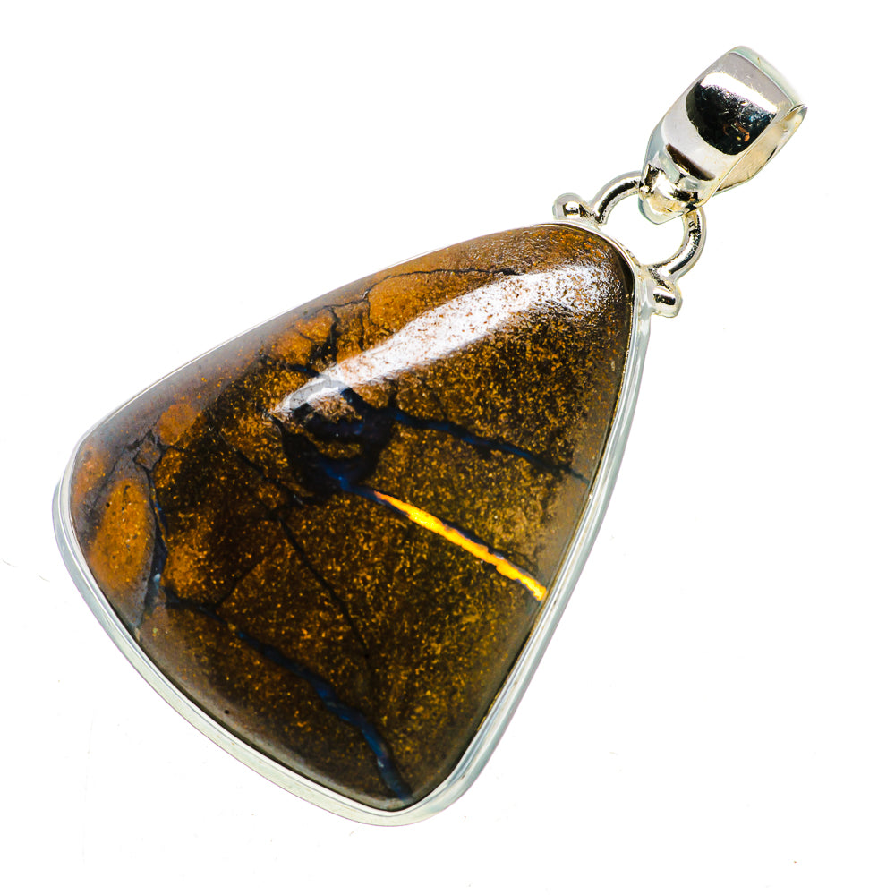 Boulder Opal Pendants handcrafted by Ana Silver Co - PD724144