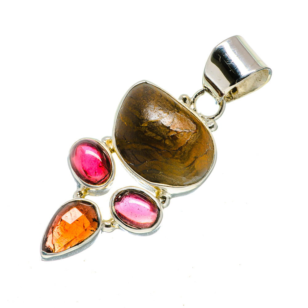 Boulder Opal Pendants handcrafted by Ana Silver Co - PD725173