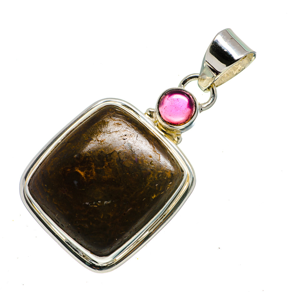 Boulder Opal Pendants handcrafted by Ana Silver Co - PD725663