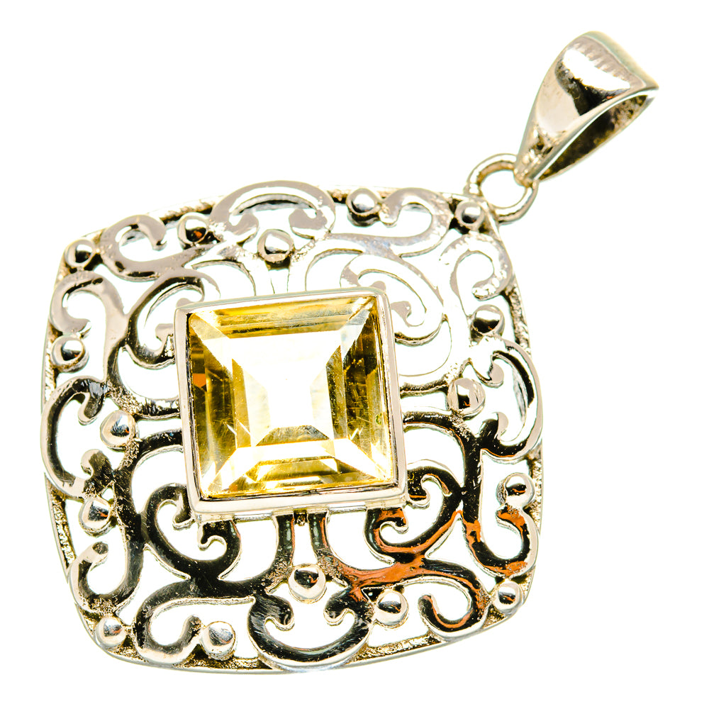 Citrine Pendants handcrafted by Ana Silver Co - PD7260