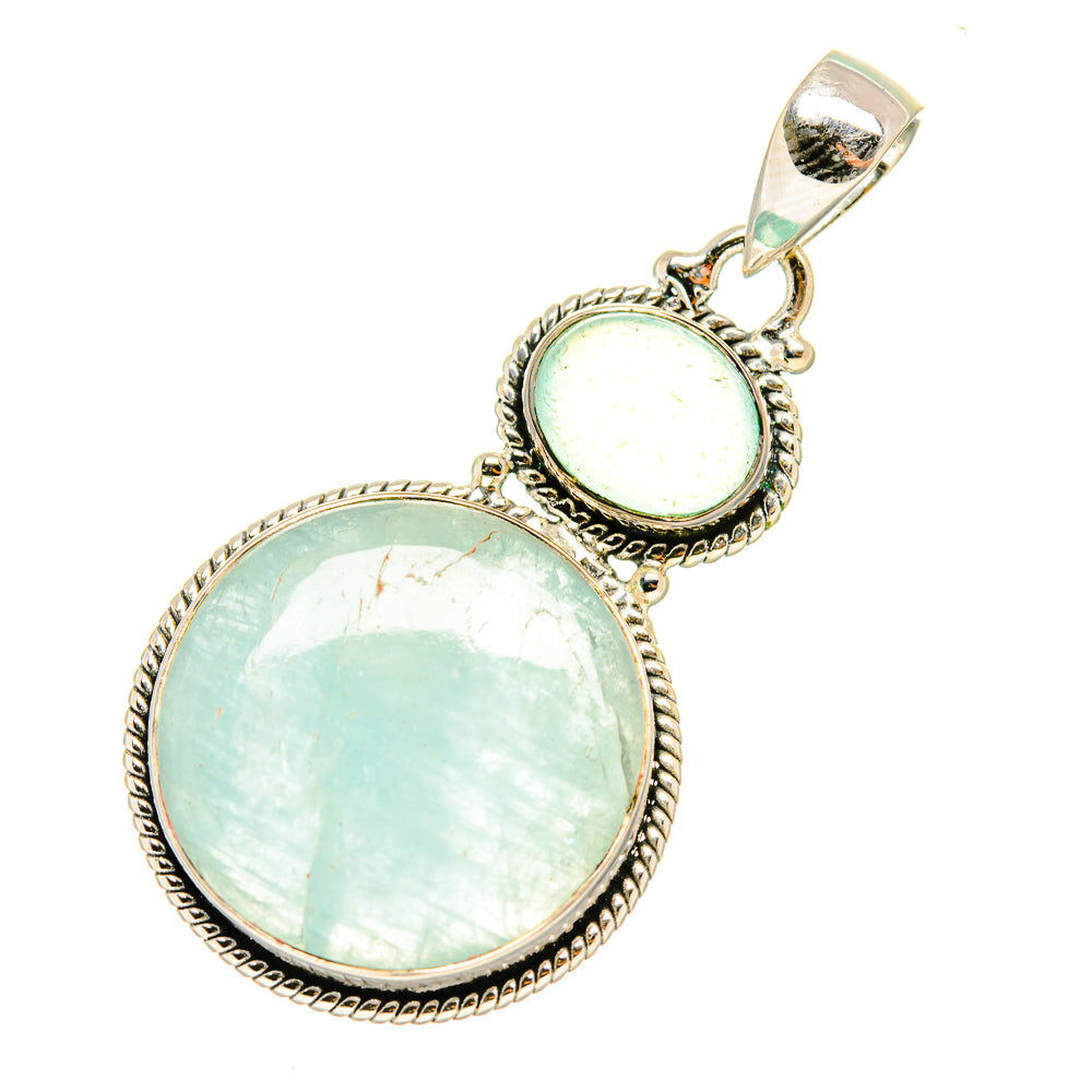 Aquamarine Pendants handcrafted by Ana Silver Co - PD7264