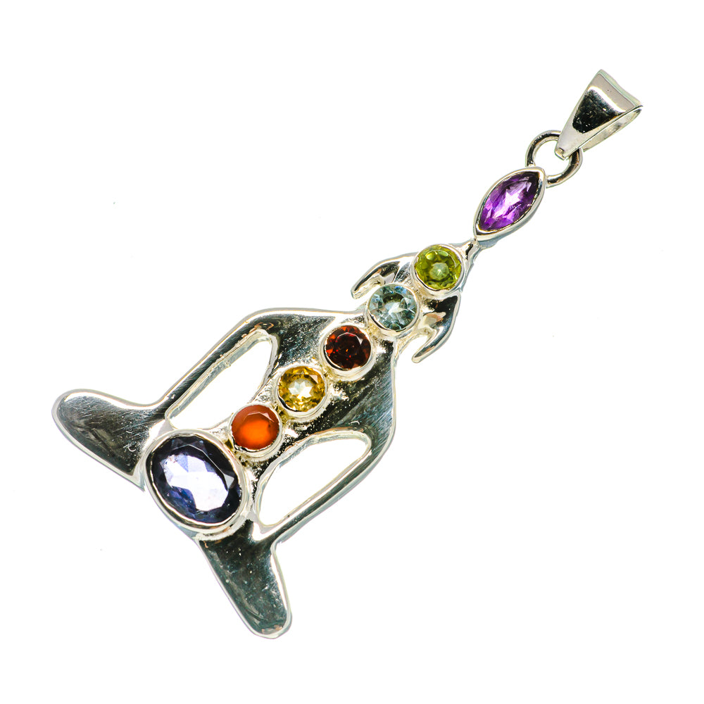 Multi-Stone Chakra Pendants handcrafted by Ana Silver Co - PD726624