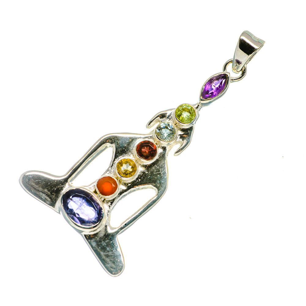 Multi-Stone Chakra Pendants handcrafted by Ana Silver Co - PD726735