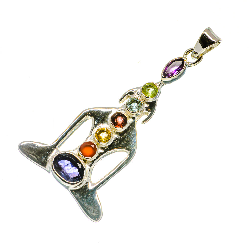 Multi-Stone Chakra Pendants handcrafted by Ana Silver Co - PD726777