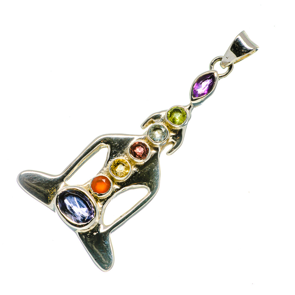 Multi-Stone Chakra Pendants handcrafted by Ana Silver Co - PD726827