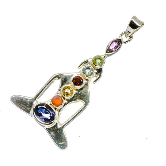 Multi-Stone Chakra Pendants handcrafted by Ana Silver Co - PD726858