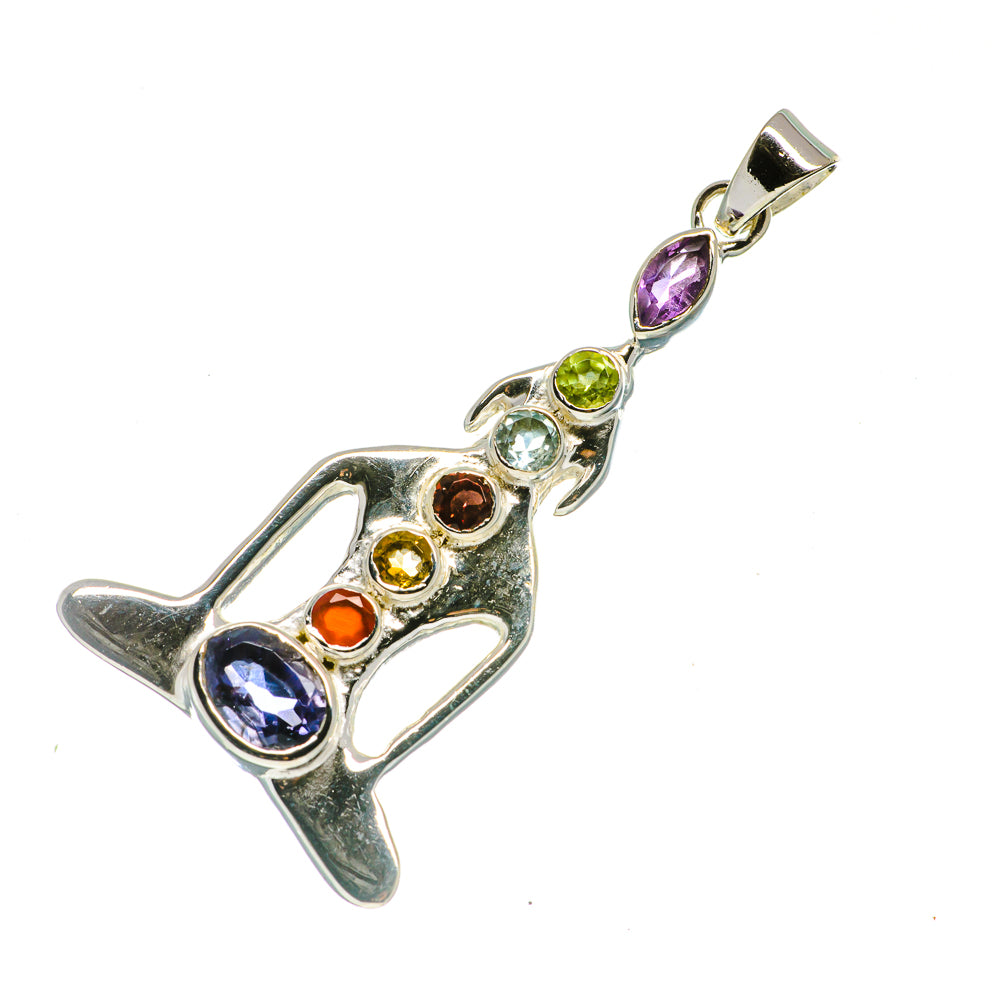 Multi-Stone Chakra Pendants handcrafted by Ana Silver Co - PD726859