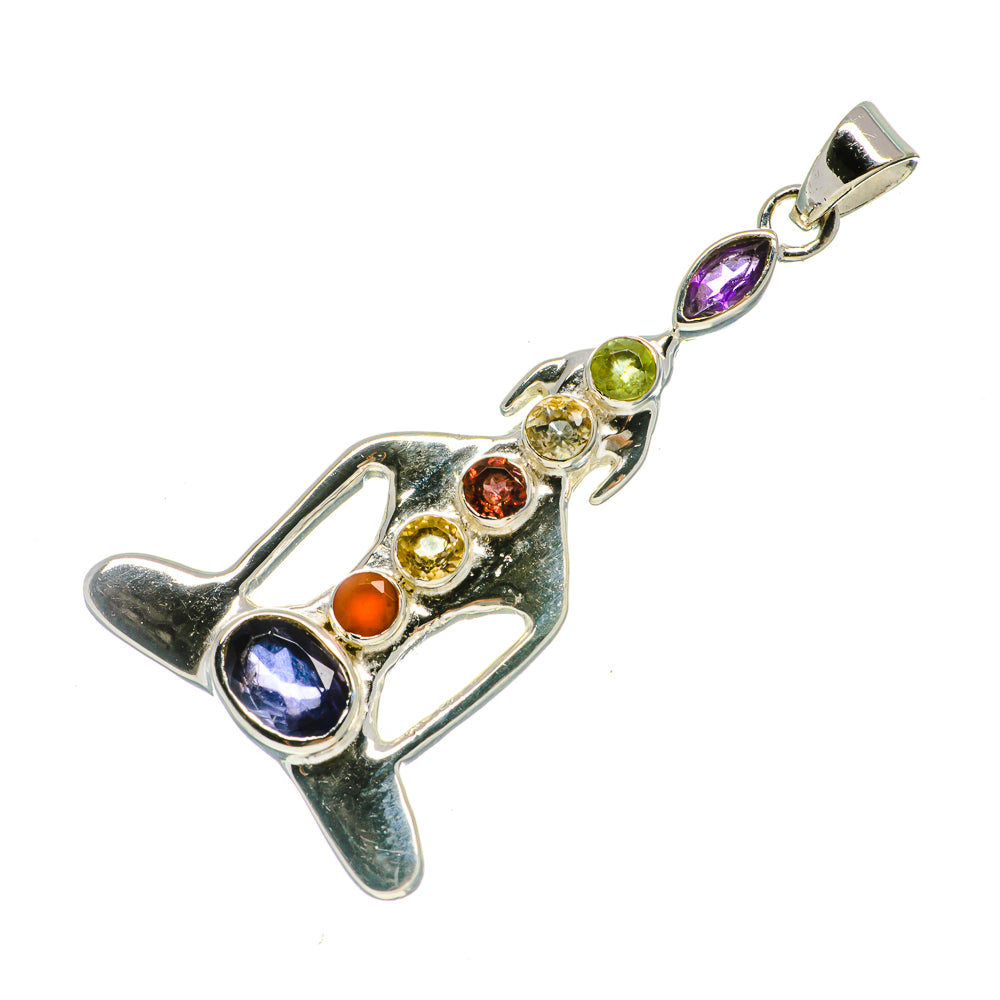 Multi-Stone Chakra Pendants handcrafted by Ana Silver Co - PD726986