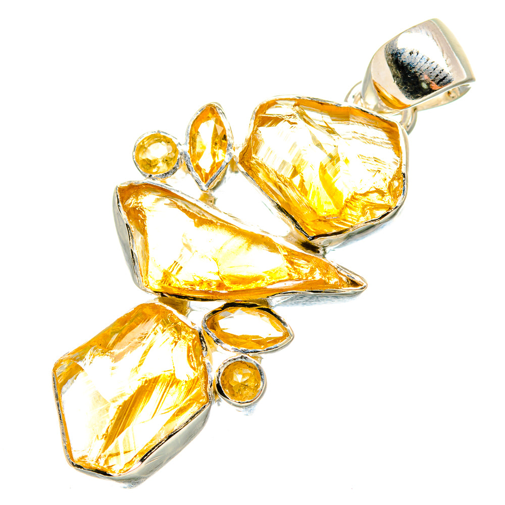 Citrine Pendants handcrafted by Ana Silver Co - PD7270