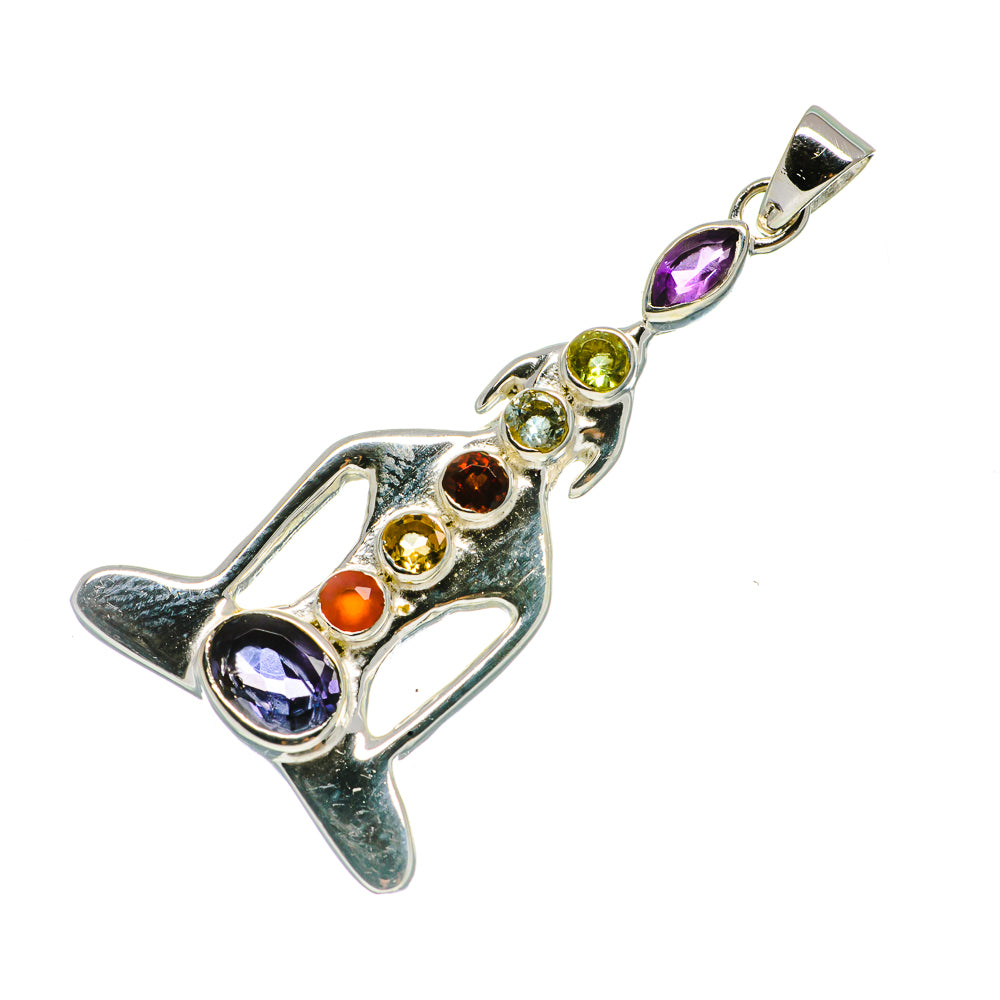 Multi-Stone Chakra Pendants handcrafted by Ana Silver Co - PD727075