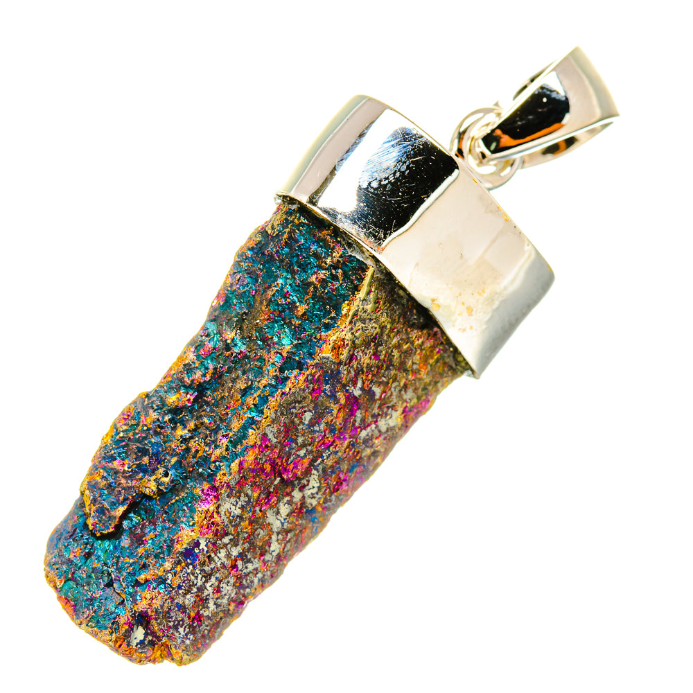Titanium Druzy Pendants handcrafted by Ana Silver Co - PD7273