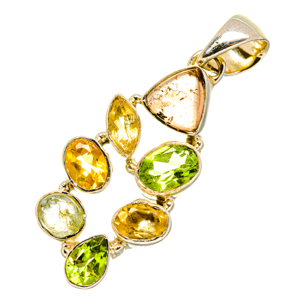 Citrine Pendants handcrafted by Ana Silver Co - PD7275