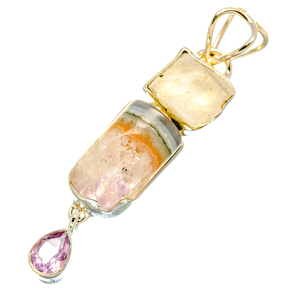 Amethyst Stalactite Pendants handcrafted by Ana Silver Co - PD7276