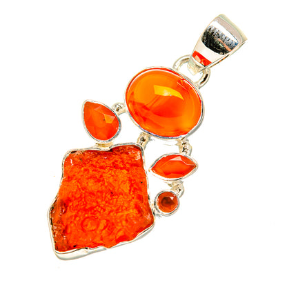 Carnelian Pendants handcrafted by Ana Silver Co - PD7277