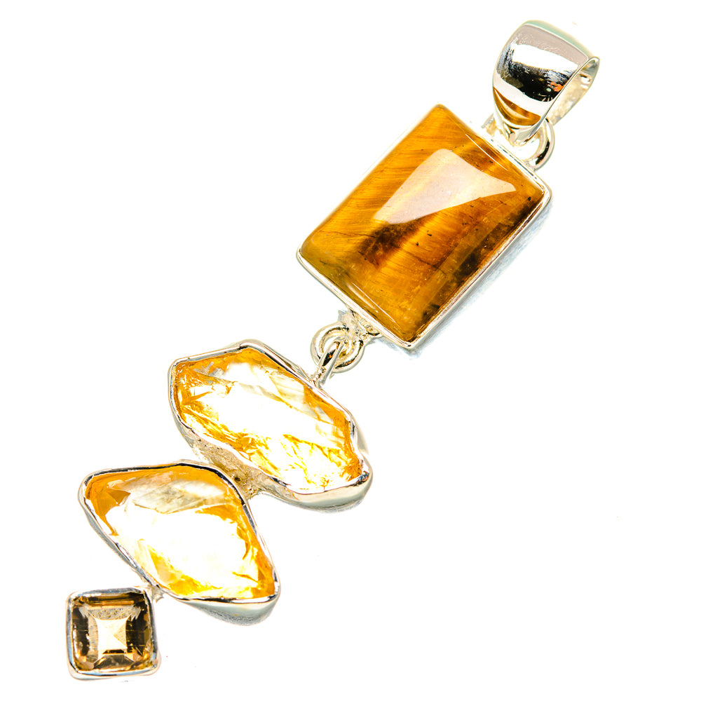 Tiger Eye Pendants handcrafted by Ana Silver Co - PD7287