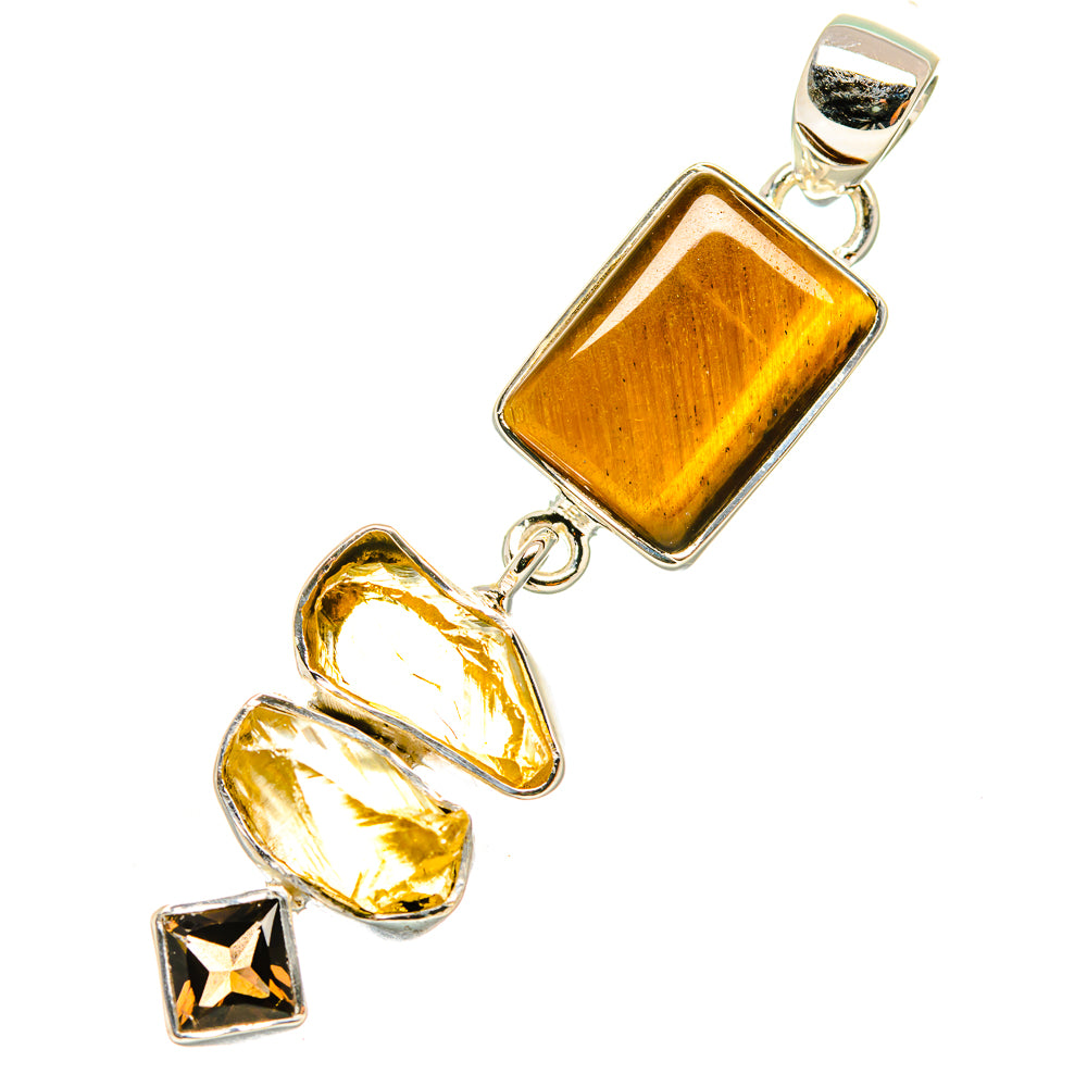 Tiger Eye Pendants handcrafted by Ana Silver Co - PD7288