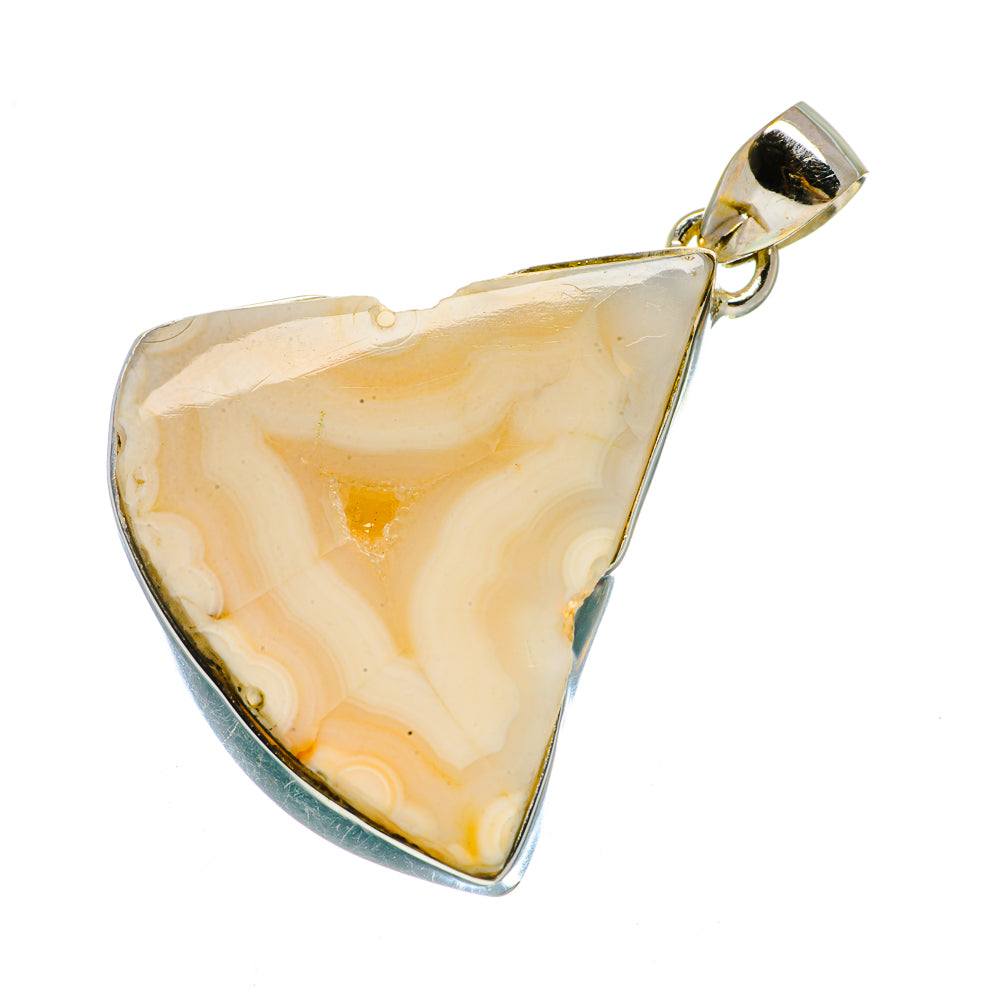 Coconut Geode Druzy Pendants handcrafted by Ana Silver Co - PD729378