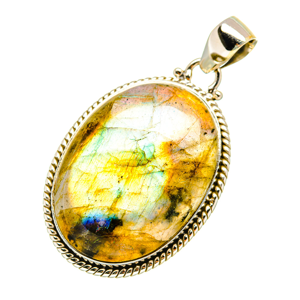 Labradorite Pendants handcrafted by Ana Silver Co - PD7294
