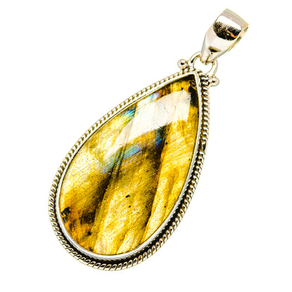 Labradorite Pendants handcrafted by Ana Silver Co - PD7297