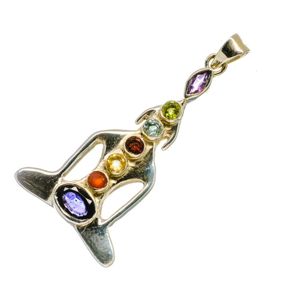 Multi-Stone Chakra Pendants handcrafted by Ana Silver Co - PD729709