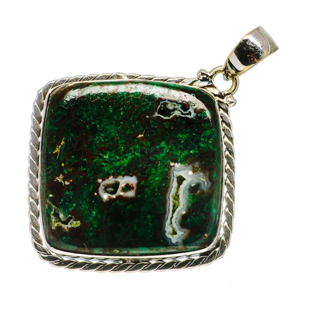 Chrysocolla Pendants handcrafted by Ana Silver Co - PD730079