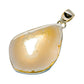 Coconut Geode Druzy Pendants handcrafted by Ana Silver Co - PD730180