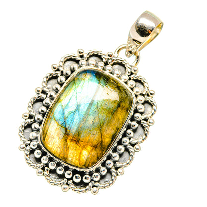 Labradorite Pendants handcrafted by Ana Silver Co - PD7302