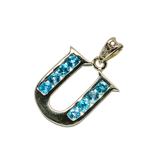 Blue Topaz Pendants handcrafted by Ana Silver Co - PD730278