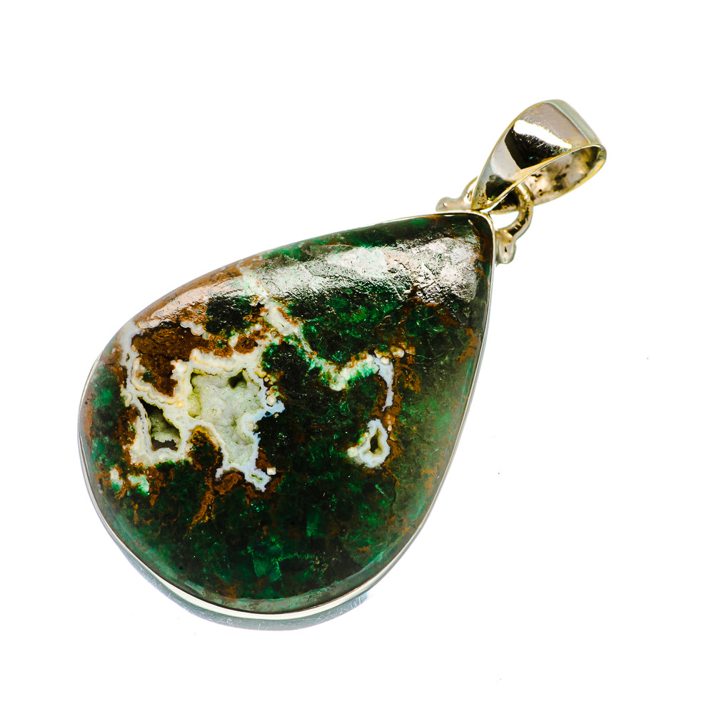 Chrysocolla Pendants handcrafted by Ana Silver Co - PD730536