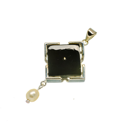 Black Onyx Pendants handcrafted by Ana Silver Co - PD730648