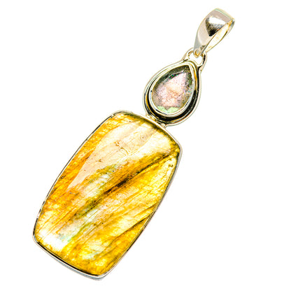 Labradorite Pendants handcrafted by Ana Silver Co - PD7315